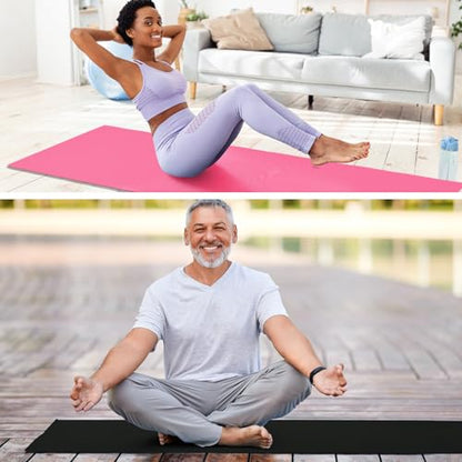 Breling 3 Pack 26"x73" Hot Yoga Mat Towel Pack Non-Slip Yoga Mat Gym Sweat Absorbent Microfiber Towel for Pilates Workout Women Men - color: Black,green, Red