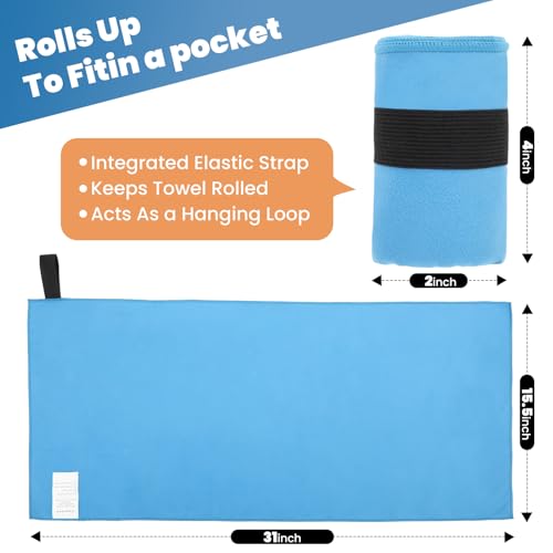 3 Pack Gym Towel Men Women Quick Dry Microfiber Workout Gear for Body Sweat Sports Exercise Fitness Tennis Running Cycling Hiking Weight Lifting Yoga Towels(3 Pack) - color: 3 Pack