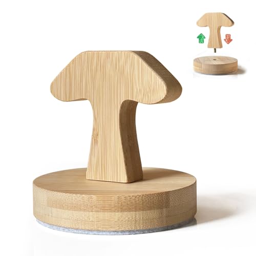 Bamboo Baren for Printing Comfortable Handle for Pressure Smooth Linocut Blanket Press Stamp Embossing Tool Bottom Ideal for Block Printing, Crafting, Scrapbooking Art Supplies