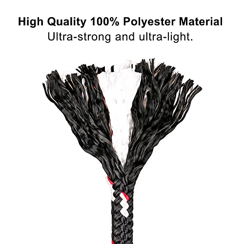 BeneLabel 1Pcs Tree Swing Rope 19" Hammock Tree Swing Hanging Strap Black - color: Black, size: 19"