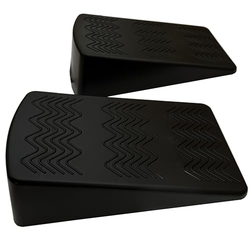 Squat Wedge Block Pairs,YOGA Pilates Block Slant Board Calf Stretcher, Exercise Ramps for Weightlifting, Squat Wedges, Home Gym, Weight Lifting & Yoga
