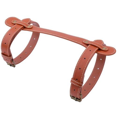 Portable PU Leather Handle Belt Rug Carrier Leather Picnic Blanket Carry Strap Brown Outdoor Motorcycle Bedroll Adjustable Yoga Mat Strap Holder for Carpet Home Camping Travel Beaches - style: style 2