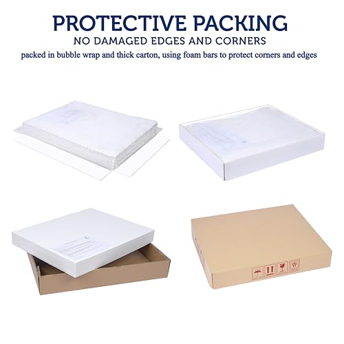 Foam Board 12 x 16 x 3/16"(5mm), Foam Core Board Sheets, White Poster Board | 12 Pack, Acid Free Foamboard, Rigid Sign Board for Mounting, Framing, Backing, Display, Presentation, Prints, Crafts & Art - size: 12x16 in 12 Pack