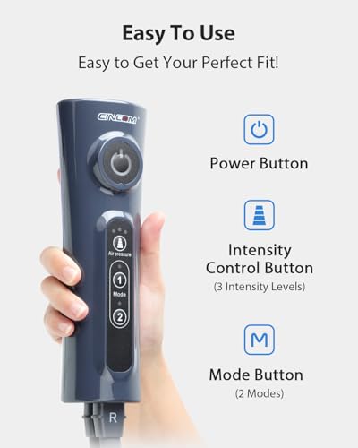 CINCOM Leg Massager for Circulation and Pain Relief FSA - HSA