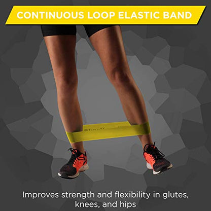 THERABAND Resistance Band Loops, Exercise, Physical Therapy, 12", Yellow - color: Yellow - Thin, size: 12 Inch