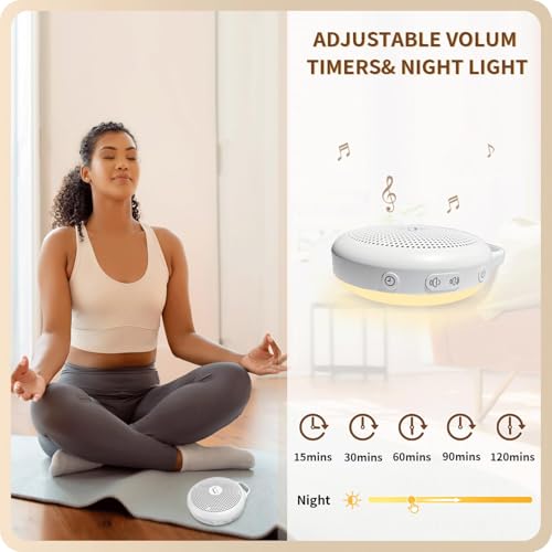 Portable Tibetan Singing Bowl Machine -Sound Bowwith Over 10 Meditation Noises, Crystal Healing, Chakra Healing, Spiritual Mindfulness and Sound Therapy, Yoga Women/Men