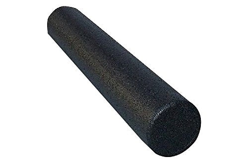 CanDo Black Composite High-Density Foam Rollers for Muscle Restoration Massage Therapy Sport Recovery and Physical Therapy 6" x 36" Round - size: 6" x 36", style: Round