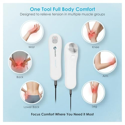 Portable Drug-Free Muscle Recovery Massager for Joint Pain and Joint Care | Compact Home Personal Care Device, Muscle Relaxer, Stress Release Massager