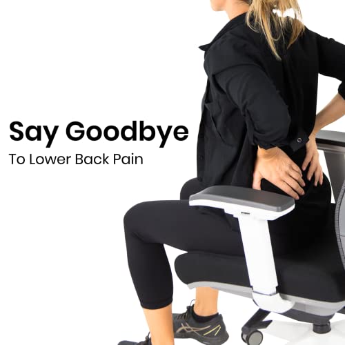 Vive Cooling Lumbar Support Pillow for Chair & Car - Back Pressure Relief Seat Cushion for Office or Gaming - Soft Memory Foam Bolster Helpful for Sciatica, Pregnancy, Elderly, Truckers, Desk Jobs - style: Cooling