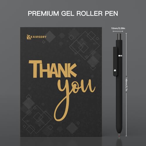 Gel Pens,0.5mm Fine Point Quick Dry Pens Smooth Writing Japanese gel pen,High-End Series Black Ink nurse aesthetic gel pen for Journaling Note Taking(10 Pcs Black Ink- Black shaft pens) - color: 10 Pcs Black shaft pen-Black Ink-0.5mm