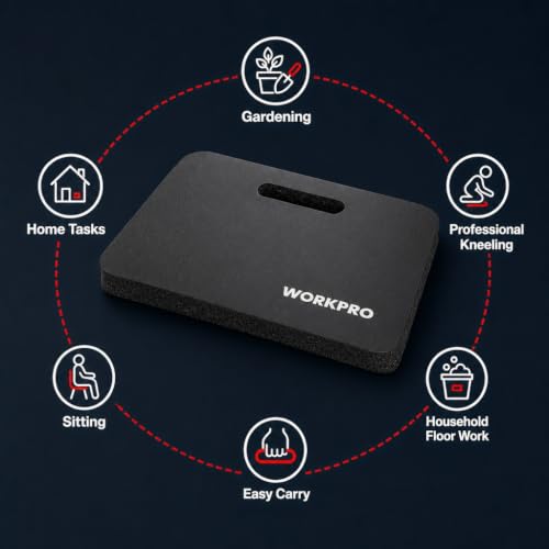 WORKPRO W133357 Kneeling Foam Pad 15 In. x 10.25 In. x 1.2 In. (Single Pack)