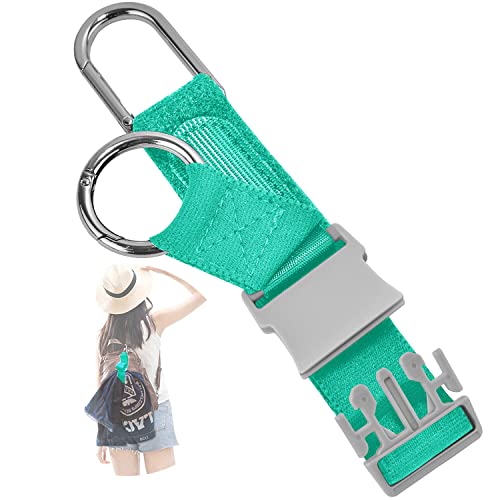 ZINZ Elastic Jacket Gripper Travel Strap with D-Ring Hooks and Buckle, Suitcase Straps Belts Travel Accessories, Makes Your Hands Free - color: Light Green