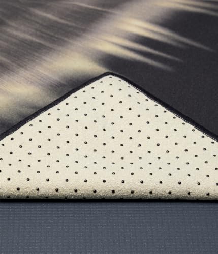 Manduka Yogitoes Hot Yoga Mat Towel - 71" | Moisture Activated Grip | Patented Silicone Nubs | Highly Absorbent, Durable & Easy Care | Made from Recycled Materials | 71 x 24 Inches | Heartwood - color: Heartwood, size: 71" x 24"