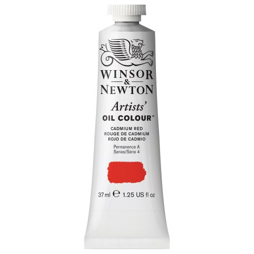 Winsor & Newton Artists' Oil Color, 37ml (1.25 oz) Tube, Cadmium Red - color: Cadmium Red, style: 1.25-oz Tube