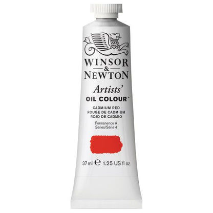 Winsor & Newton Artists' Oil Color, 37ml (1.25 oz) Tube, Cadmium Red - color: Cadmium Red, style: 1.25-oz Tube