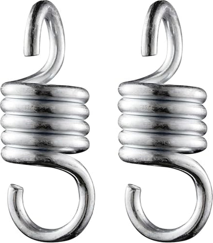 Premium Porch Swing Spring for Swing Rust Resistant 1100LBS Hammock Chair Spring Hook for Patio Spring Swing Hook - size: 4Inch