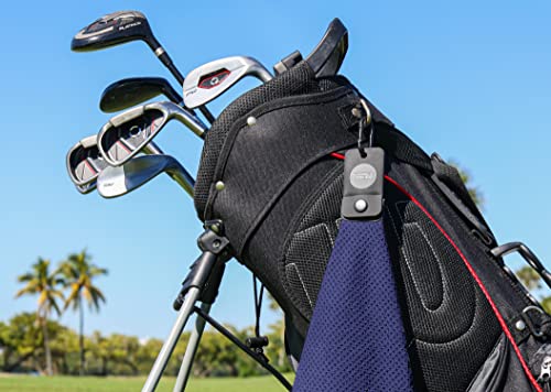 Magnetic Golf Towels for Golf Bags with Clip & Ultra Strong Magnet - Waffle Weave Microfiber Towel for Secure Hold on Bags & Carts - Ideal Club Cleaner & Accessories - Navy - color: Navy