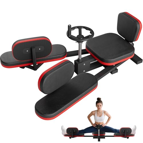 330LBS Heavy Duty Leg Stretcher, Steel Frame Split Trainer for Home Gym Use | Adjustable Soft Padding, Flexibility Stretching Equipment, Stable Structure,Ideal for Dance, Yoga, Martial Arts, Home Gym