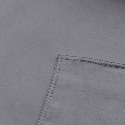 Eunzel Hot Yoga Towel Non Slip Yoga Mat Towel Non-Slip Sweat Absorbent Microfiber Towel for Hot Yoga, Pilates and Workout 72" x 26.5", Dark Grey - color: Dark Grey