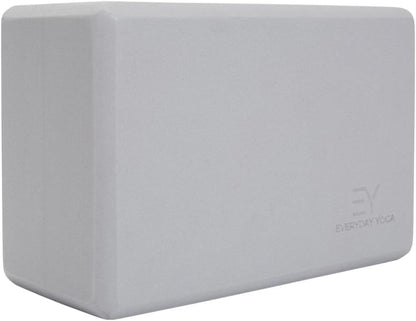 𝗘𝘃𝗲𝗿𝘆𝗱𝗮𝘆 𝗬𝗼𝗴𝗮 Deluxe Mat and Yoga Foam Block Set - Non Slip, Eco Friendly, Anti-Tear, 5mm Thickness for Yoga - Slate