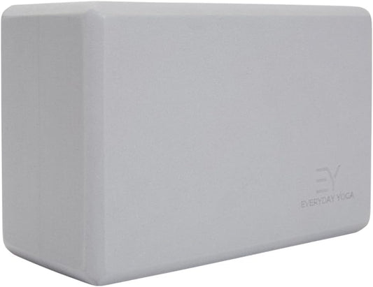 𝗘𝘃𝗲𝗿𝘆𝗱𝗮𝘆 𝗬𝗼𝗴𝗮 Deluxe Mat and Yoga Foam Block Set - Non Slip, Eco Friendly, Anti-Tear, 5mm Thickness for Yoga - Slate