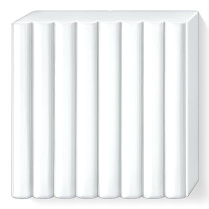 SG Education FIMO 8020 0 Fimo Soft Modelling Clay, 57 g, White - color: White, size: 57 g (Pack of 1)