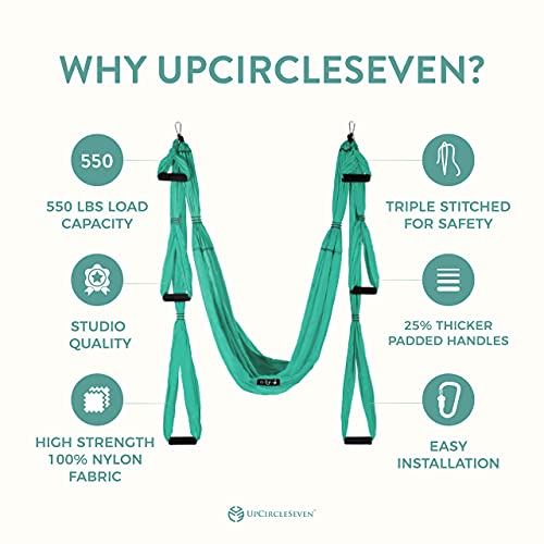 UpCircleSeven Aerial Yoga Swing Set Ceiling Mount Accessories