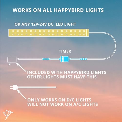 Sunrise & Sunset Timer for Bird Lights