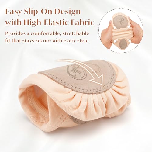 Stelle Ballet Shoes Women Highly Stretch Canvas Dance Slippers Ballet Flats | Ballet shoes for women, Split suede outsole, Non-Slip, Breathable cotton lining, Elastic cross straps, Yoga, Ballet training - color: Ballet Pink, size: 3