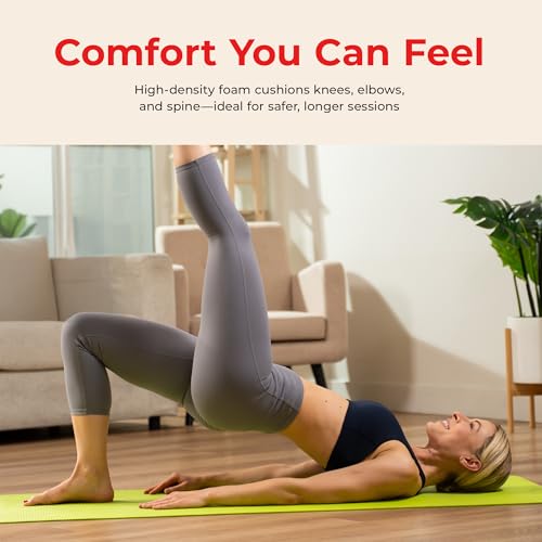 Sunny Health & Fitness Exercise Yoga Mats - Non-Slip Support for Home & Gym - color: Classic Pink