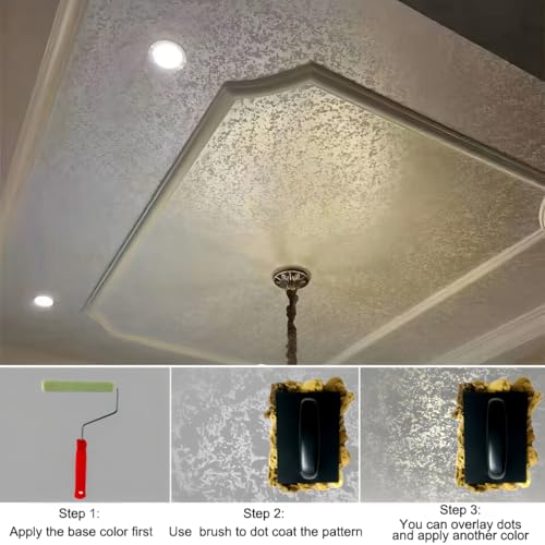 Natural Sea Sponge Dauber for Wall Texture Paint & DIY Art Painting | Natural sea sponge for painting,creates authentic organic wall effects,ideal for mottled texture finishing,great for DIY&pro