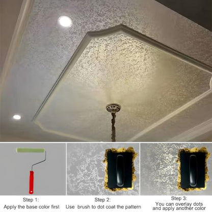 Natural Sea Sponge Dauber for Wall Texture Paint & DIY Art Painting | Natural sea sponge for painting,creates authentic organic wall effects,ideal for mottled texture finishing,great for DIY&pro