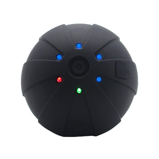 Vibrating Massage Ball for Muscle Recovery – Deep Tissue Trigger Point Massager, 9cm Portable Fitness & Physical Therapy Ball, USB-C Rechargeable for Back, Neck, Feet & Gym Use