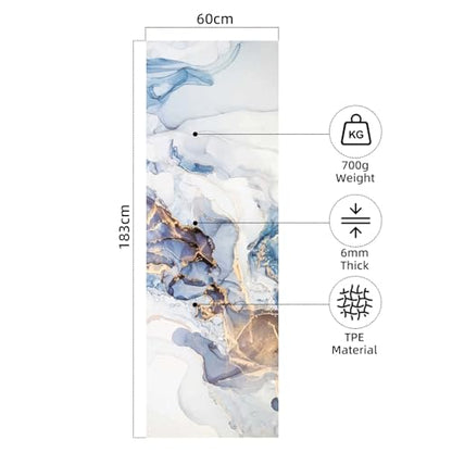 FOLAI Extra Thick Yoga Mat 6mm - color: ink