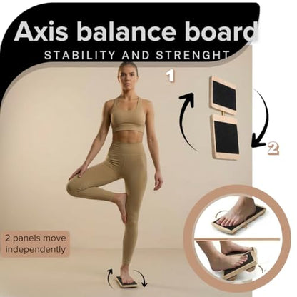 Slant Board for Adults & Ankle Board - Portable Velour Board for Squats, & Lower Body Training