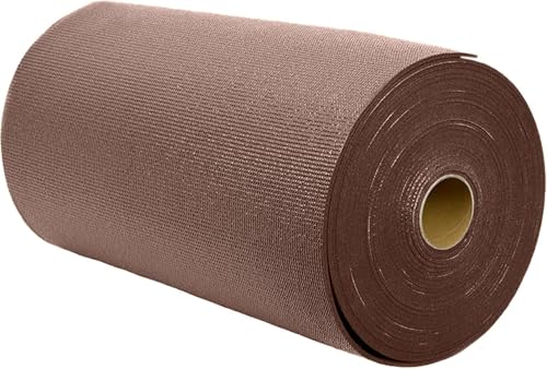 Voyage 5mm Thick Yoga Mat Roll, 50ft x 24in - color: Chocolate