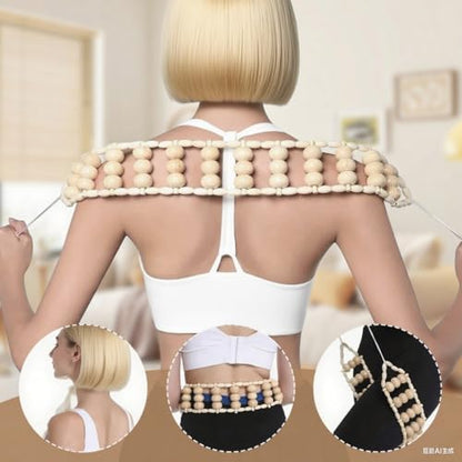 16-in-1 Wood Therapy Massage Tools Gua Sha, Maderoterapia Kit Muscle Pain Relief, Lymphatic Drainage, Body Sculpting Kit with Facial Wood Roller Fascia Massage - color: 16pcs