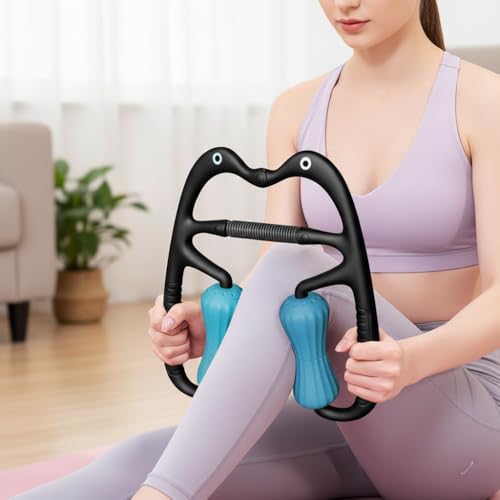 Roleo Leg Massager - Muscle Roller, Calf Massager, Thigh Massager, Muscle Pain, Trigger Point, IT Band Roller, Massage Tool, Cellulite Massager, Carpal Tunnel Massager