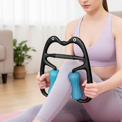 Roleo Leg Massager - Muscle Roller, Calf Massager, Thigh Massager, Muscle Pain, Trigger Point, IT Band Roller, Massage Tool, Cellulite Massager, Carpal Tunnel Massager