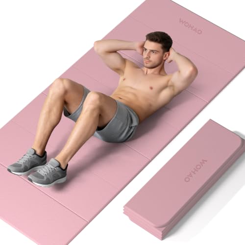 7-Fold Yoga Mat 74"x31" - color: Dull Pink