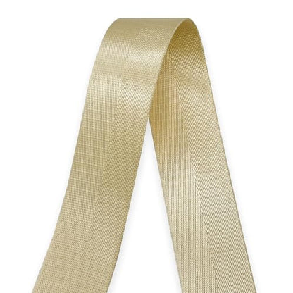 1 1/2" Ivory White Nylon Webbing 12yds for Bag Straps Crafts - color: Ivory