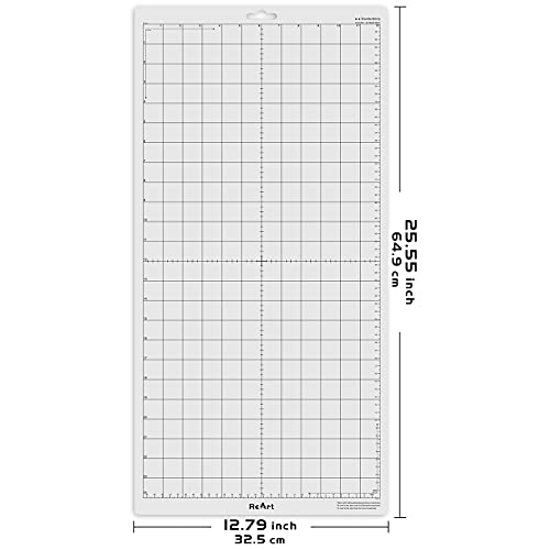 ReArt Standard Grip Cutting Mat for Silhouette Cameo 4 Packs 12" x 24" - Adhesive Cut Mat Replacement Set Matts Vinyl Craft - color: Standard Grip 4P 12X24