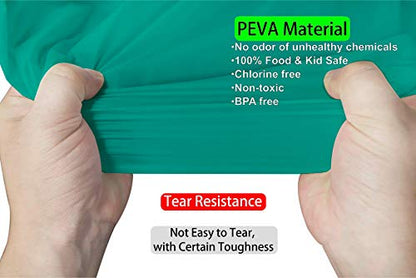 Teal Plastic Tablecloths 2 Pack Disposable Table Covers 84 Inch Circle Bridal Shower Party Tablecovers PEVA Vinyl Table Cloths for BBQ Picnic Birthday Wedding Banquet Parties 6 ft Round Table Use - color: B02 Teal