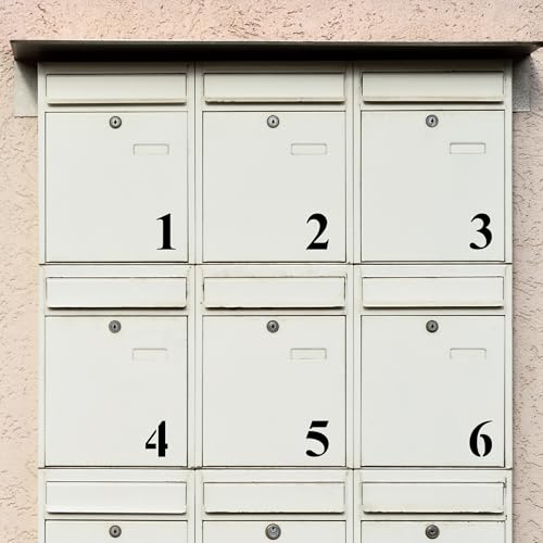 NAKLEO 12 Pcs Numbers and Symbols 2 Inch, Plastic Stencils for Crafts Reusable Times Roman, 12 Sheets for Painting, Template Art, Wall, Wood, Fabric - color: Times Roman, size: 2.0" x 2.0"