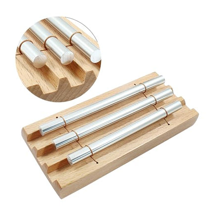 Luomorgo Meditation Chimes, Three Tone Hand Chimes, 1 Set - size: 1 Set-Three Tone