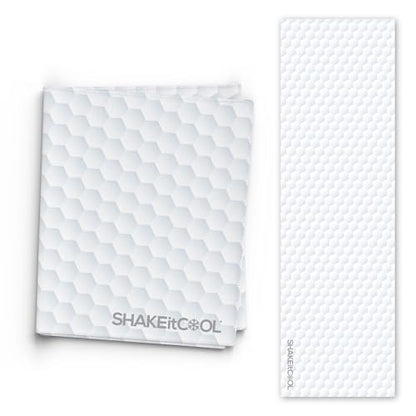 SHAKEitCOOL Extended Size Cooling Towel – Be Cool in Style - Heat Relief, Soft, Lightweight, Sun Protection, Easy Clean - Perfect for Biking, Hiking, Running, Yoga, Golf, Gardening - Golf M - color: Golf