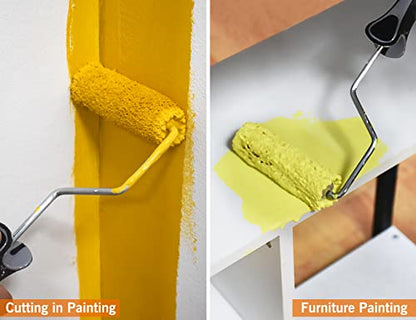 18 Inch Adjustable Paint Roller Set Super Microfiber Painting Tool Kit - color: 18 inch paint bucket set