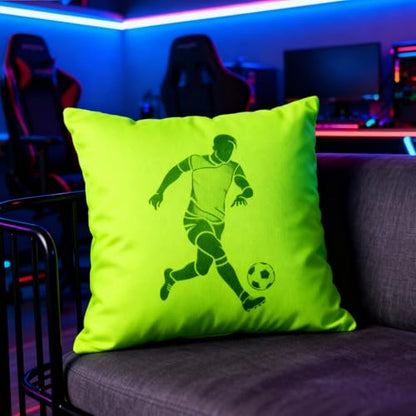 TIAMECH A4 Reusable Football Sports Stencil for Painting | Playing Soccer Layering Template, DIY Wall Art, Wood Furniture, Scrapbook & Crafts (8.3x11.7inch) - style: Football Sports