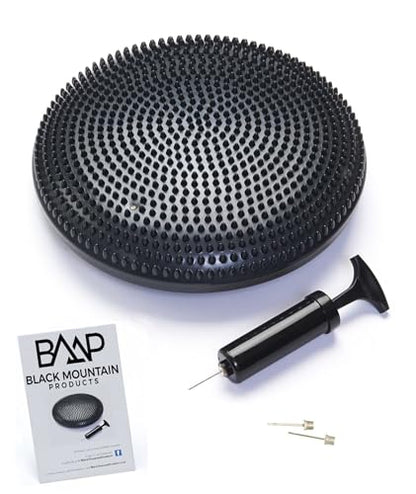 Black Mountain Products Exercise Balance Stability Disc with Hand Pump - color: Black