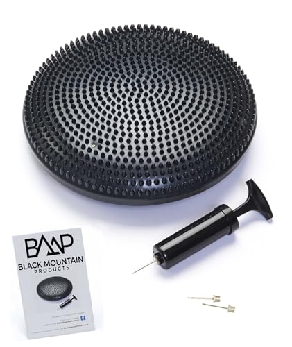 Black Mountain Products Exercise Balance Stability Disc with Hand Pump - color: Black
